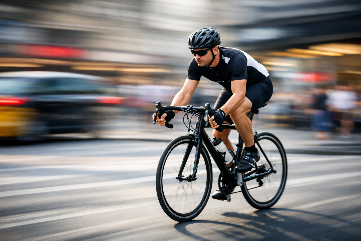 Panning teknigi ile cekilmis fotograf